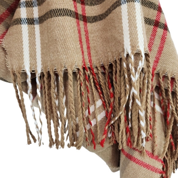 Steve Madden Women's Mid Weight Cozy Plaid Muffler Scarf - OS - Picture 2 of 4